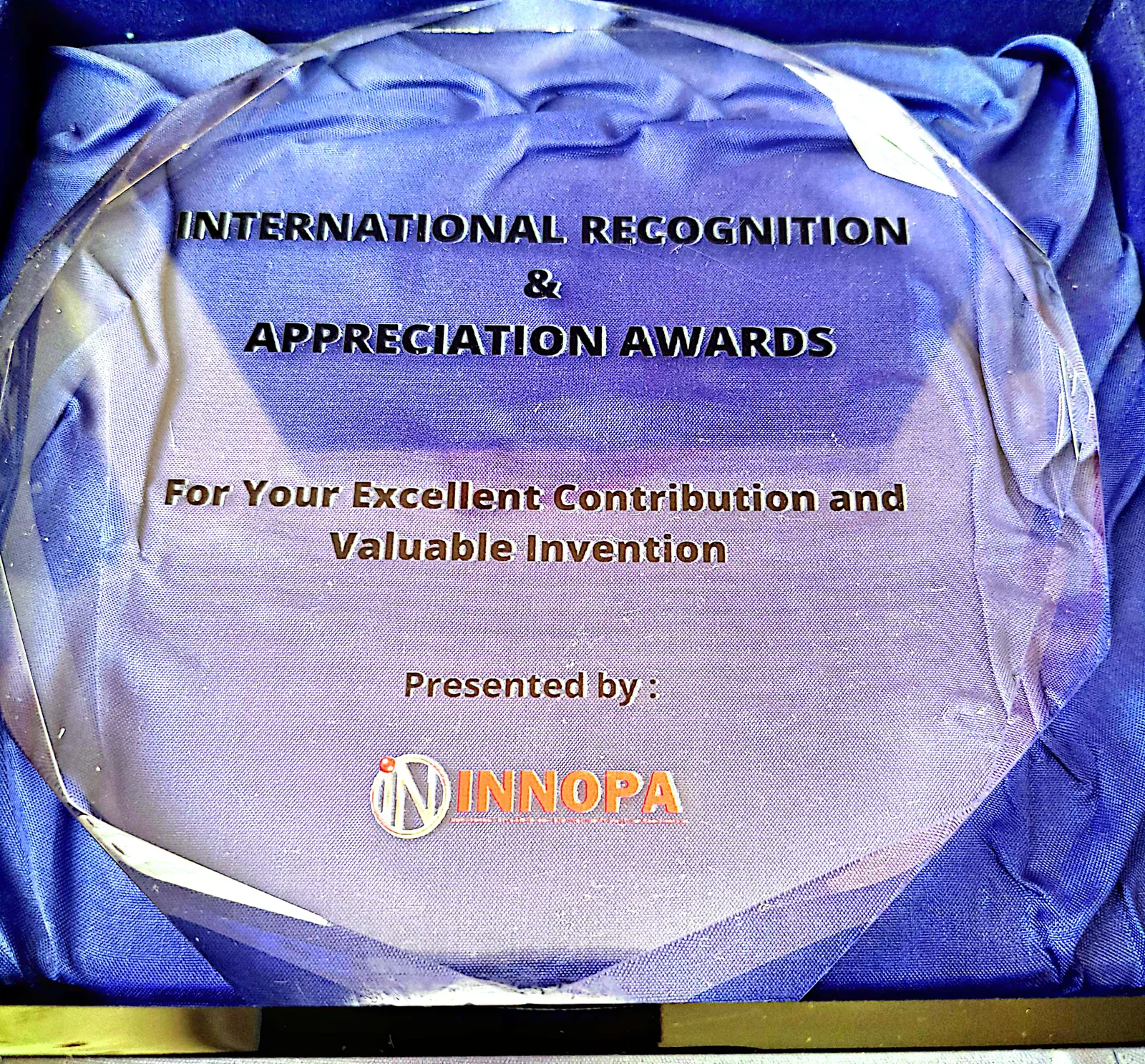 INNOPA Recognition Award
